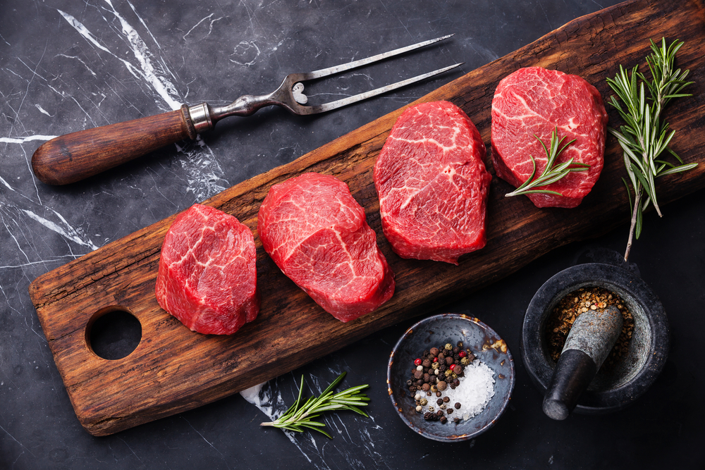 thịt đỏ có hàm lượng protein cao